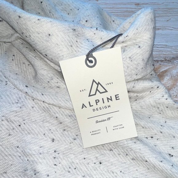 NEW Alpine Designs Women's Birch Ridge Pullover, Cream Heather, Size Large - Picture 4 of 15